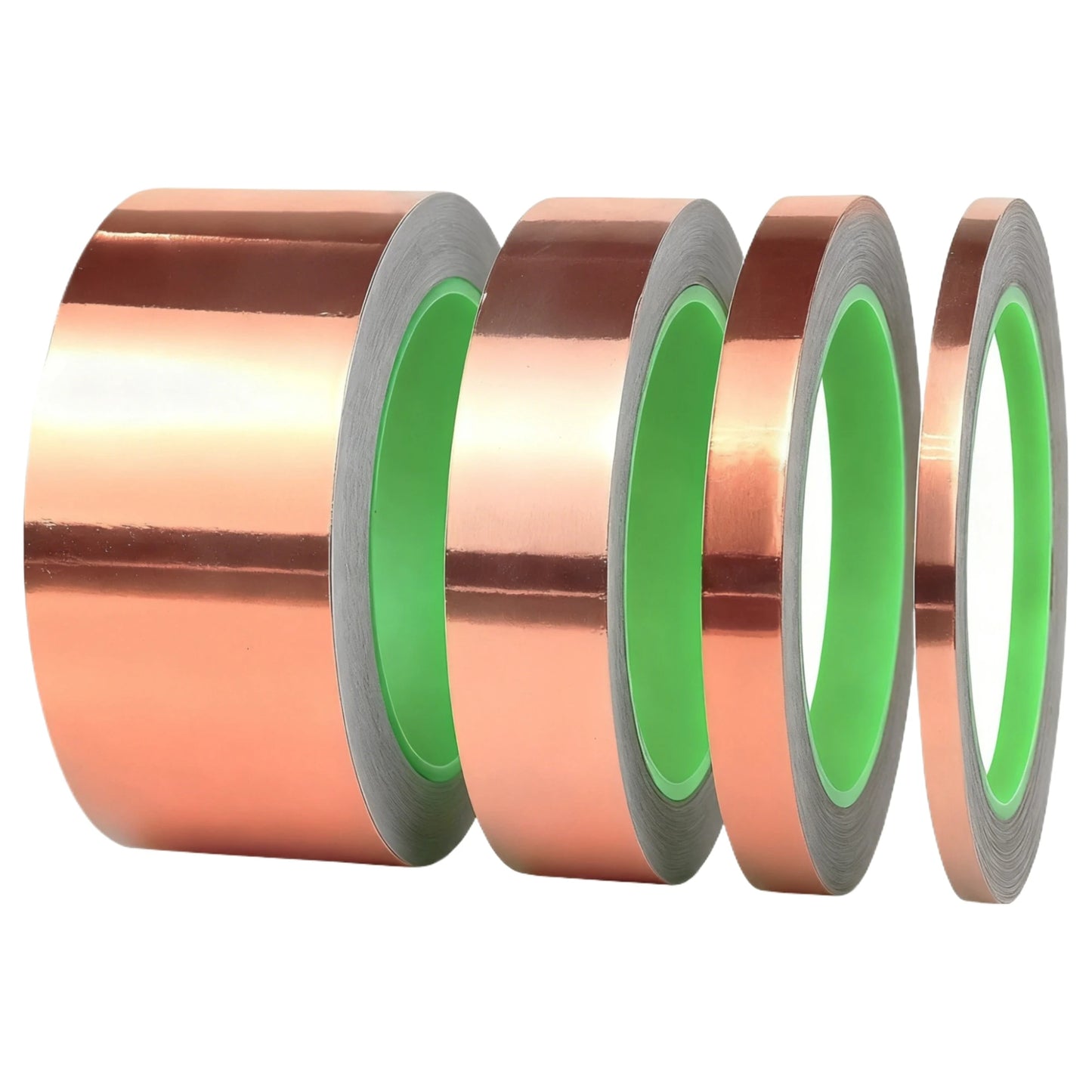 Double-Sided Copper Tape Conductive Copper foil tape for Stained Glass Conductive Tape for Guitar EMI Shielding Crafts