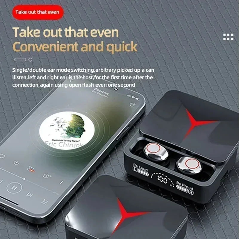 Original TWS M90 Wireless Headphones Gaming Earphone Bluetooth 5.3 Sport Earbuds Music Headsets For iphone Xiaomi Free Shipping