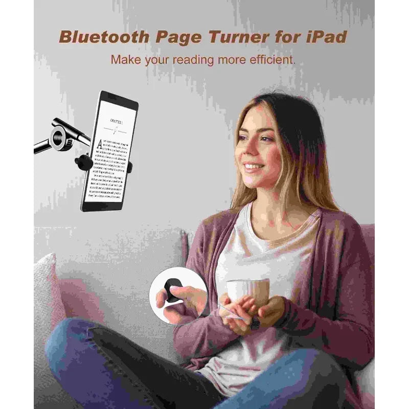 Remote Control Is Suitable for iPhone iPad Bluetooth Page Turning Ring Roller Both Camera Remote Control Function Compatible