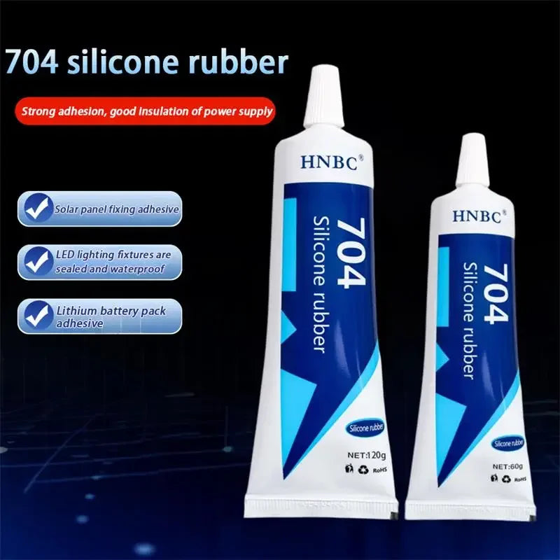 704 Silicone Rubber High-Temperature Resistant Electronic Waterproof Insulation Strong Heat-Resistant Silicone Sealing Adhesive