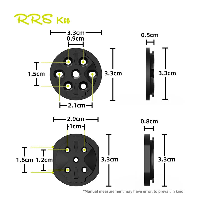 RRSKIT Bicycle Computer Base Bracket Fixed Seat Repair Parts For Garmin Bryton Xoss Magene Cycling GPS Base Replacement Parts