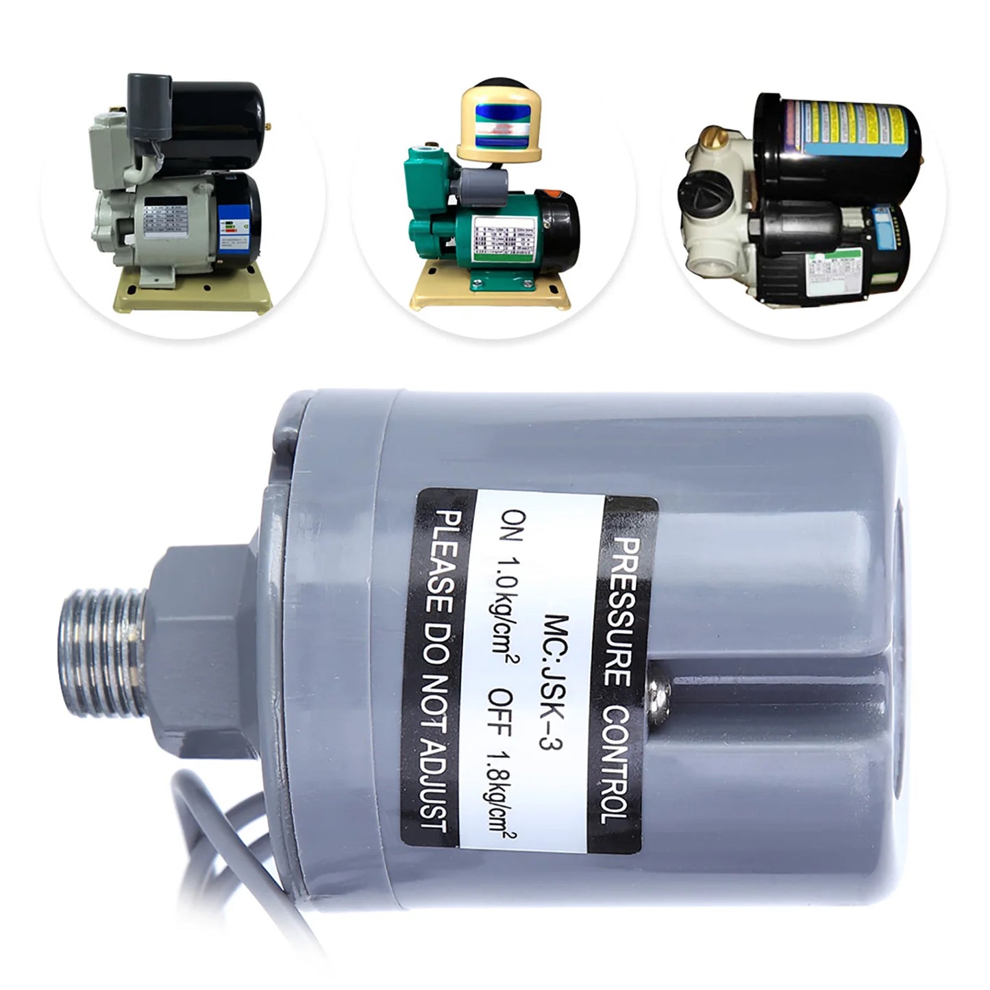 Mechanical Water Pressure Switch Electronic Controller for Automatic Booster Pump Switch Industrial Supplies