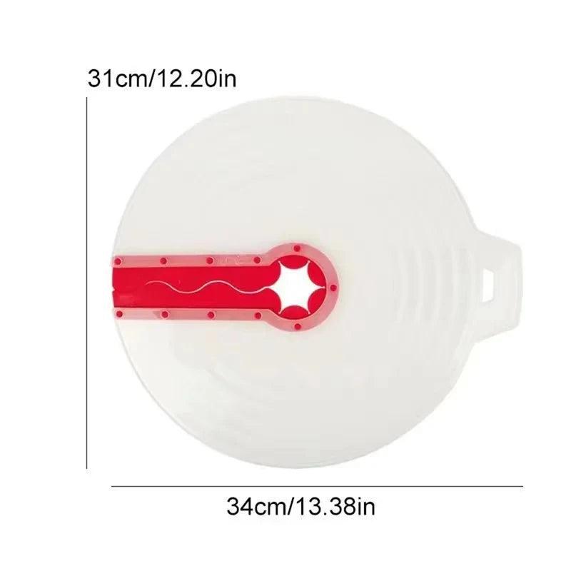 Silicone Mixing Bowl Splatter Guard: Egg Beater Cover & Flour Shield, Heat Resistant Non-Slip Kitchen Gadget