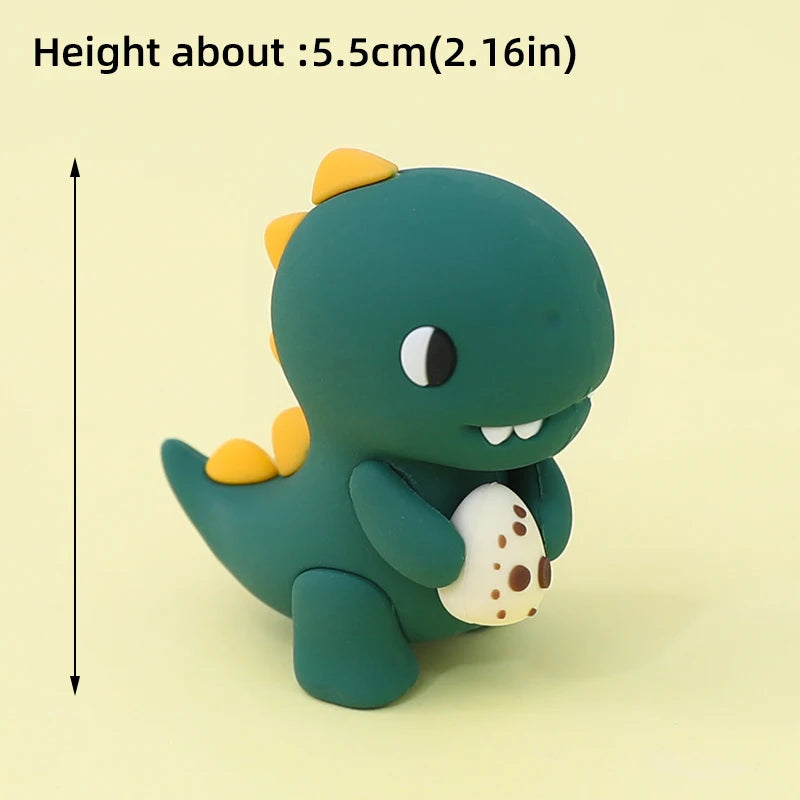 Jurassic Dinosaur Cake Topper Tyrannosaurus Rex Triceratops Pterosaur for Kids Happy Birthday Party Decoration Baby Shower Decor
