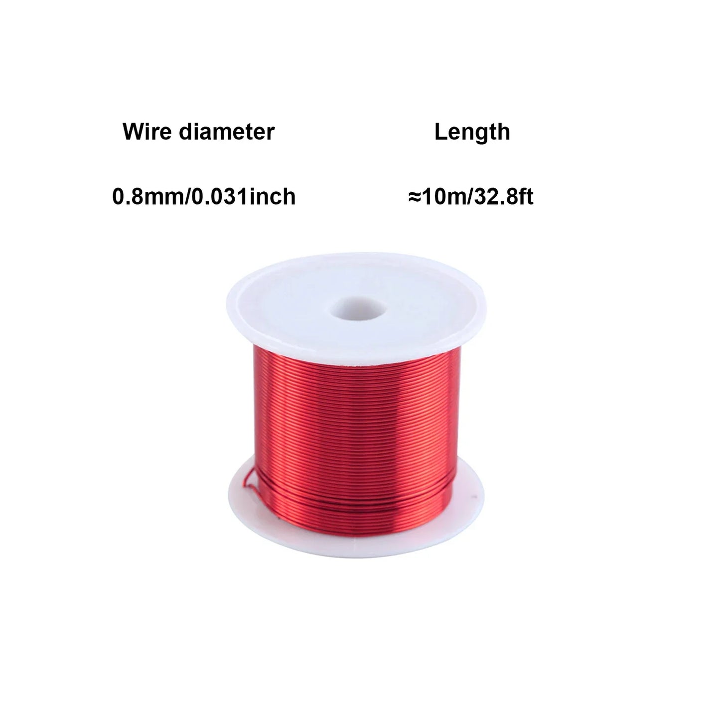 1-5 Rolls Fine Enameled Coppers Wire 0.1-1.0mm, Red Magnet Wire for Precision Coils, Jewelry Beads, DIY Electronics