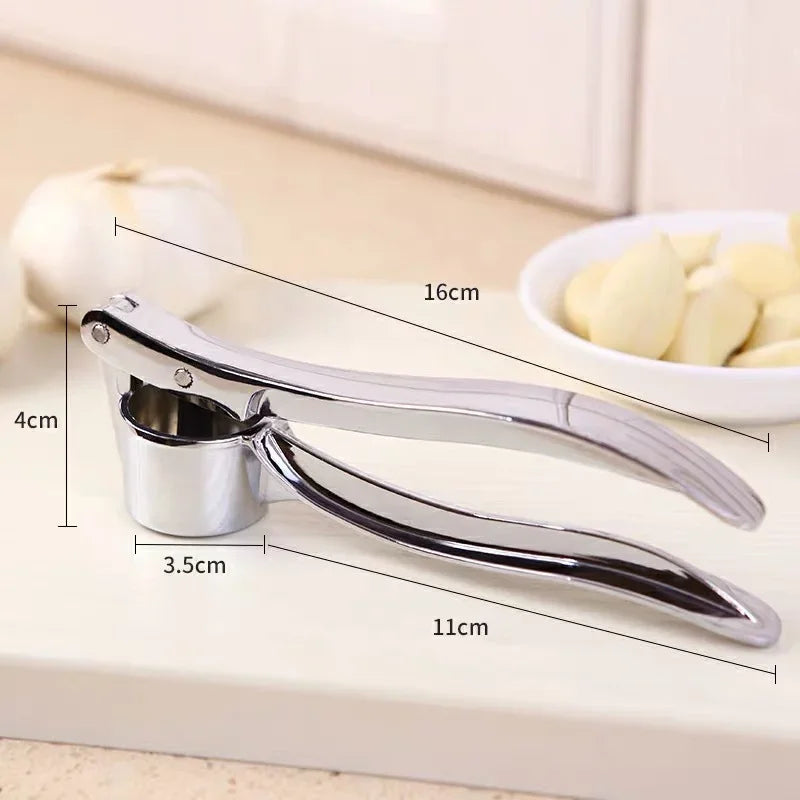 Professional Kitchen Tools Garlic Press High Qulity Crush Garlic Smooth-Handled Easy to Clean Fruit & Vegetable Crusher