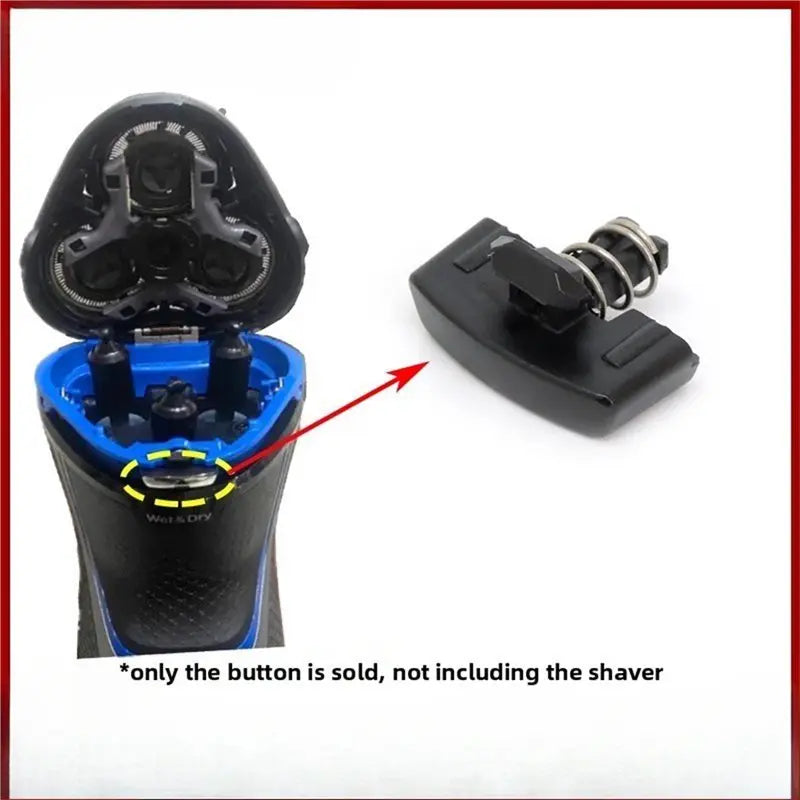 B06B-For Shaver Base Button Switch Replacement- Snap-In Spring Fits Models S3206 S3122 S3132 S4303