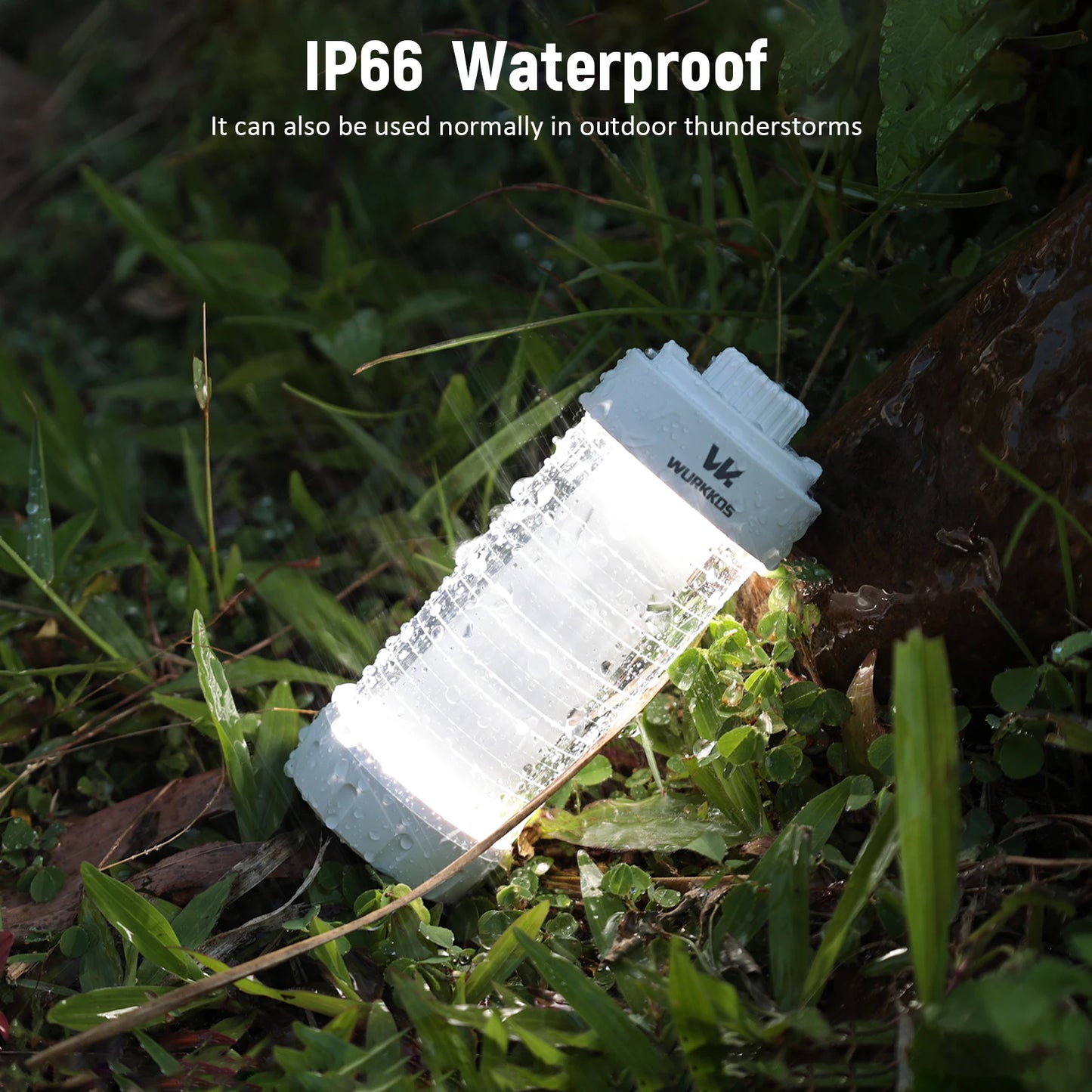 Wurkkos CL01 550 Lumens Rechargeable LED Ultra-Long-Life Camping Ambient Light Magnetic Waterproof Hiking Fishing Outdoor