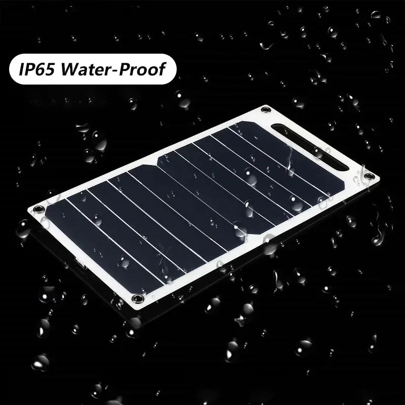 Waterproof 30W Solar Charging Panel 6.8V With USB Port Portable Power Supply for Camping Hiking Mobile Devices