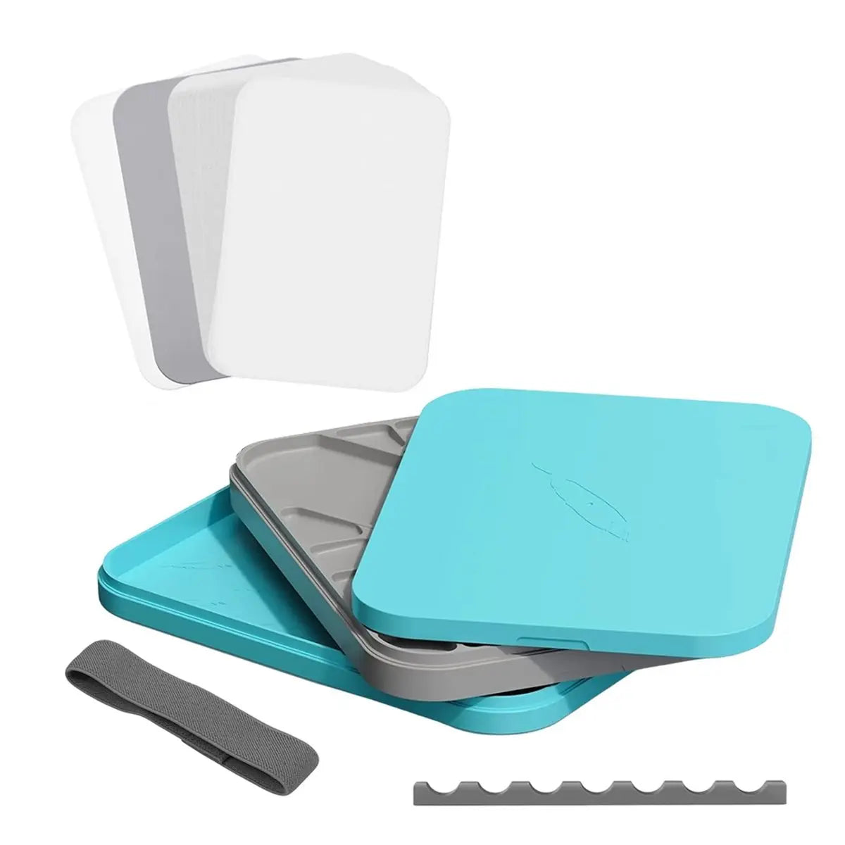 2026 New Stay Wet Palette for Acrylic Miniature Painting, Paint Tray Palettes with 50 PCS Wet Palette Paper, 2 Sponge
