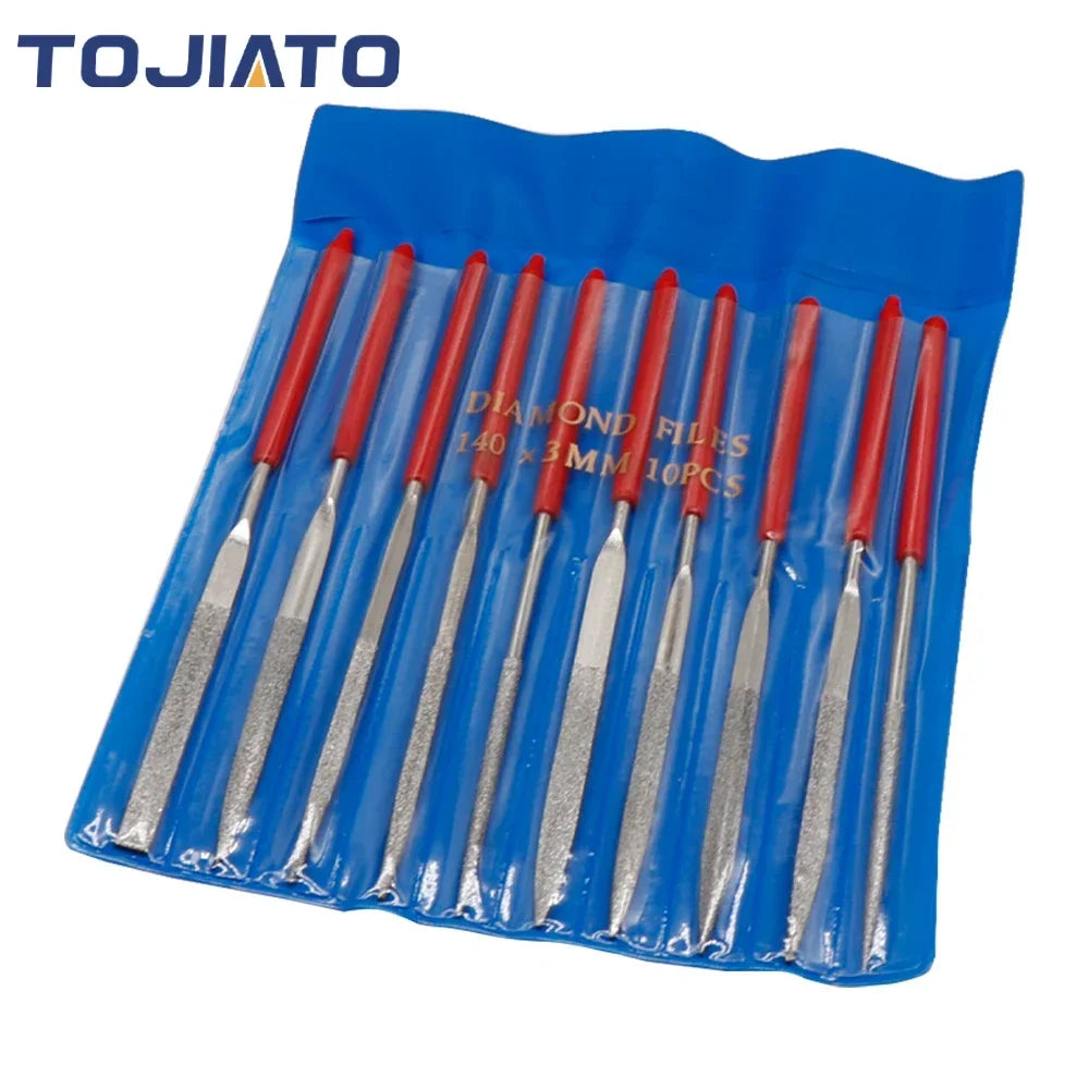 1set 3D Model File Cutter Scraper Engraving File Needle Deburring Kit Sanding Tools DIY 3D Printer Parts Grinding Trimming Tool