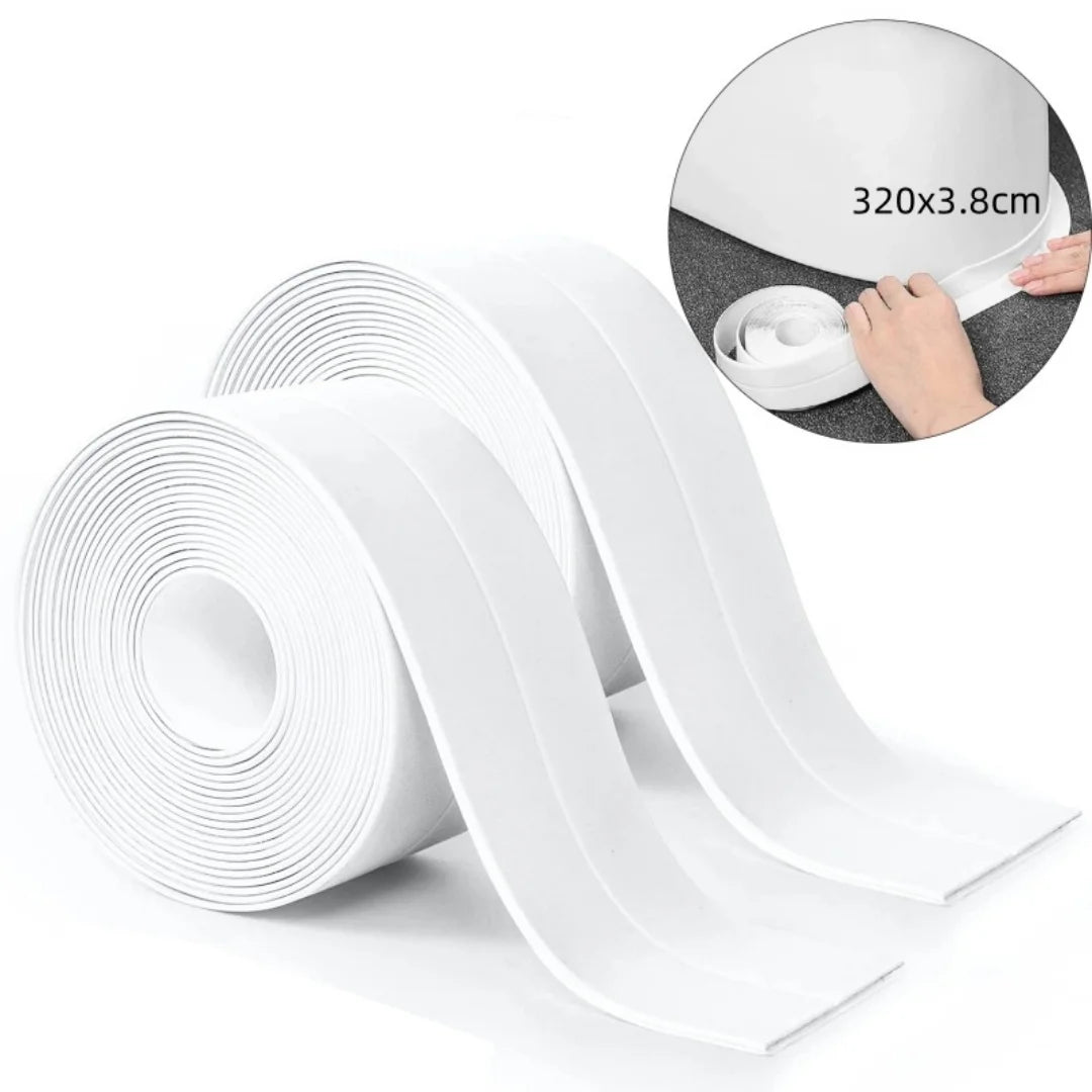 Shower Bath Sealing Tape Strips PVC Self Adhesive Waterproof Wall Sticker for Bathroom Kitchen Seal Caulk Strip Sink Mold Proof