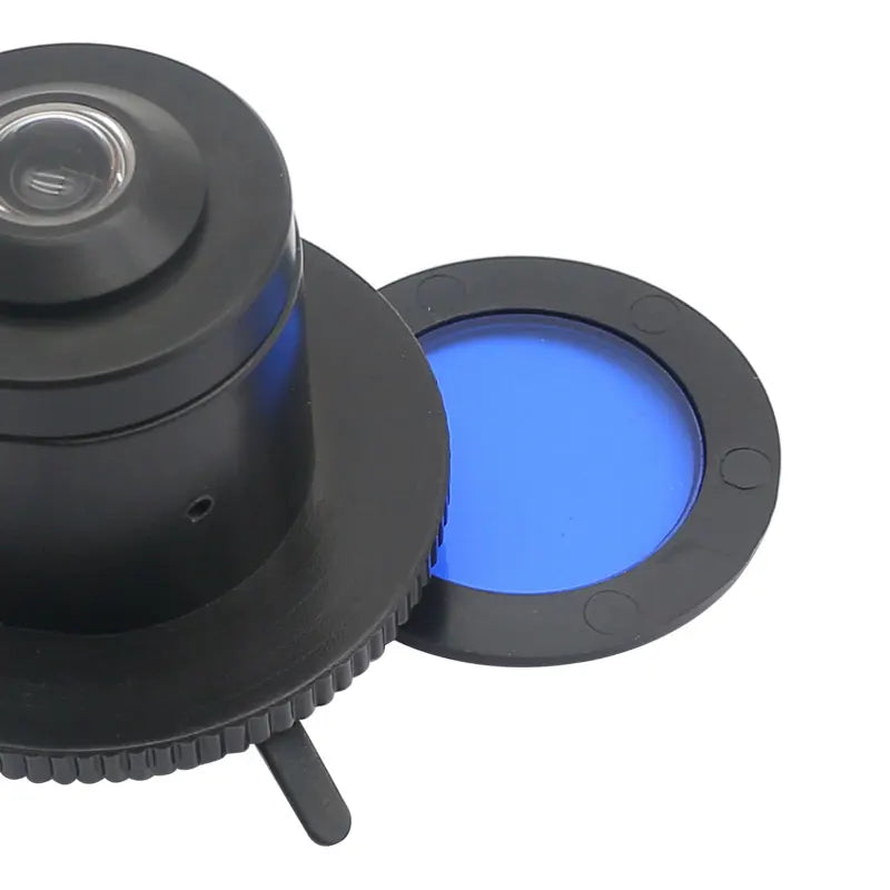 5 Pieces Microscope Filters 32 35 42 45mm Diameter Biological Microscope Accessories Green Blue Yellow White Red Optical Glass
