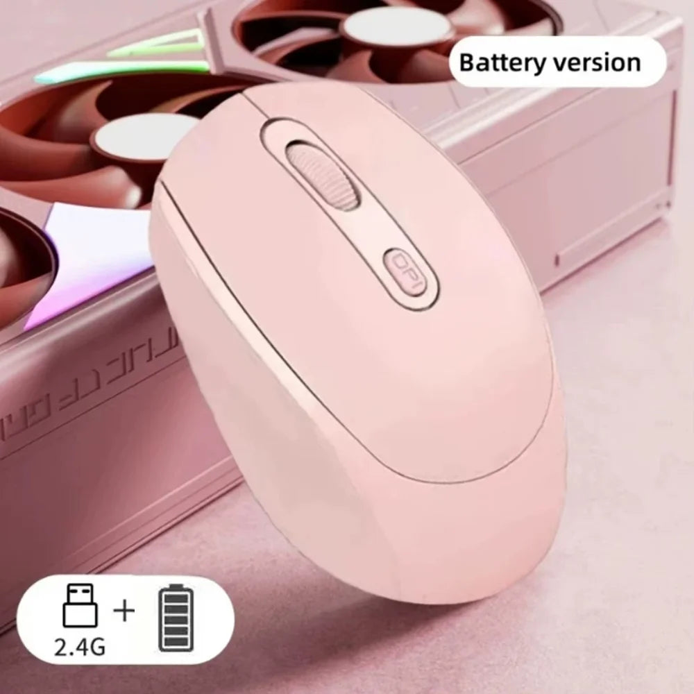 Ergonomic Wireless Mouse, Bluetooth-compatible with 2.4GHz Dual Mode Computer Mouse, with USB receiver, For Laptop PC Notebook