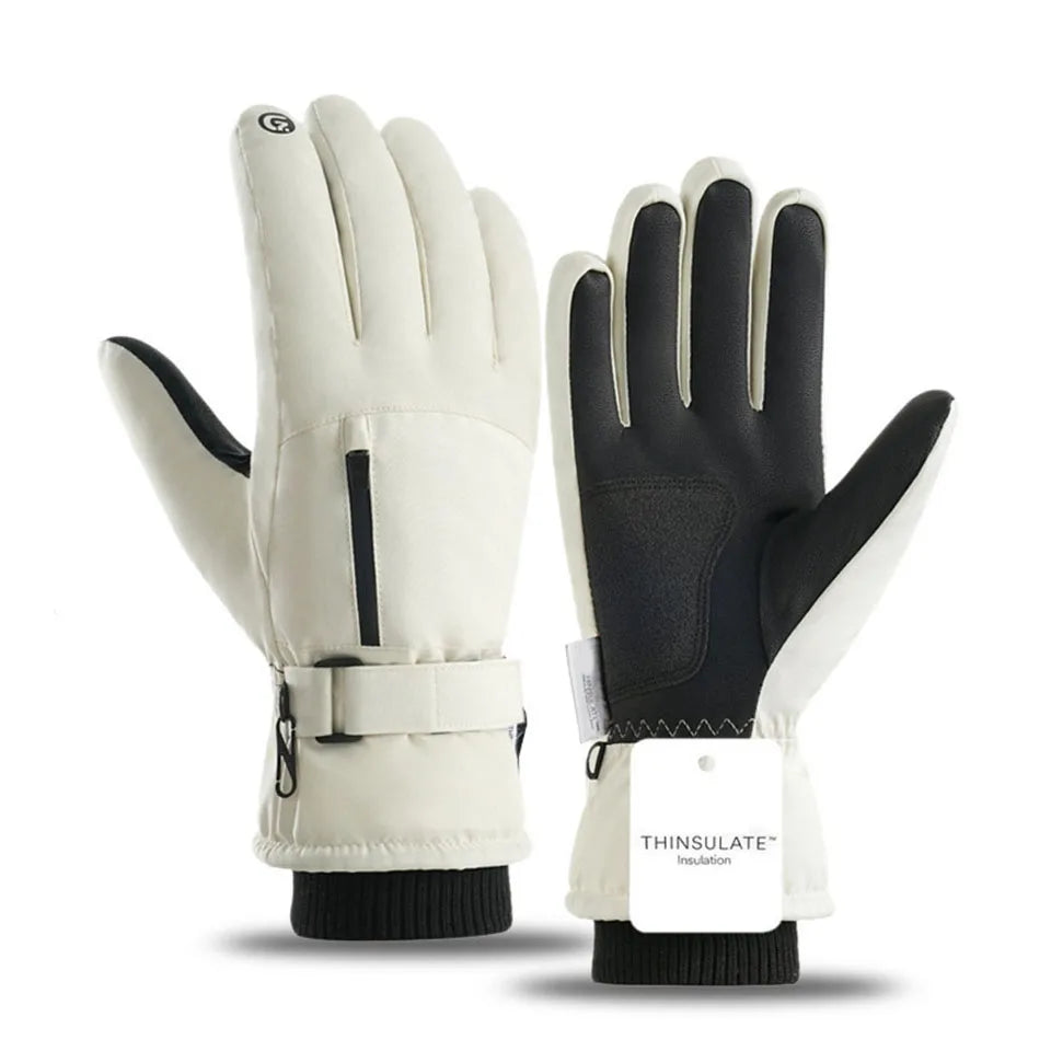 GTUBIKE Waterproof Men’s Women’s Winter Cycling Gloves Thermal Touchscreen Ski Gloves for Running Outdoor Sports Gloves