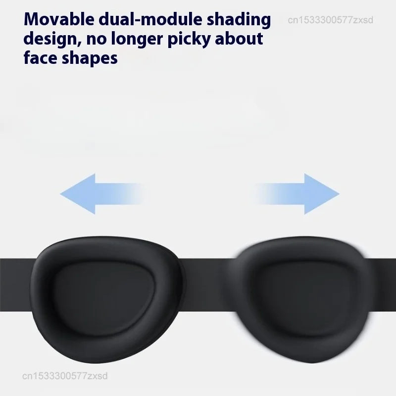 Dreamlight 3D Travel Eye Mask Sleep Blackout 3D Stereoscopic Aid Portable Adjustable Concave Molded Night Break Eye Mask