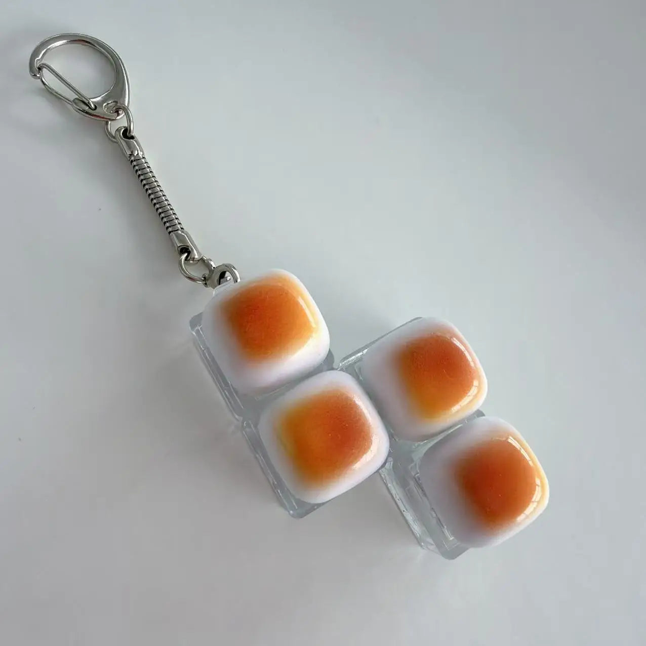 Bread Keycap Stress Relief shine Clicker Keychain Mechanical Keyboard Button Decompress Fingertip Keyring fidget toy sensory toy
