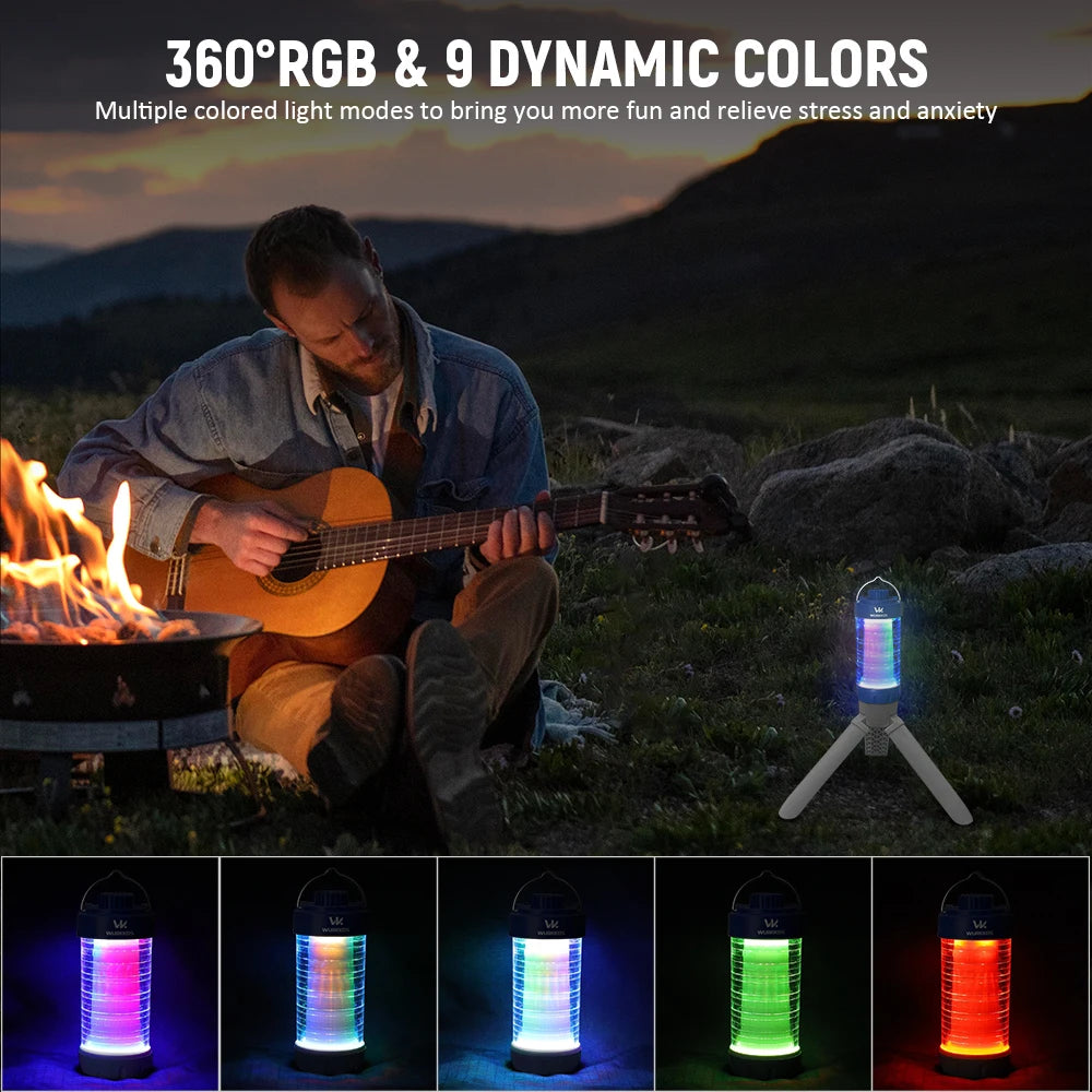 Wurkkos CL01 550 Lumens Rechargeable LED Ultra-Long-Life Camping Ambient Light Magnetic Waterproof Hiking Fishing Outdoor