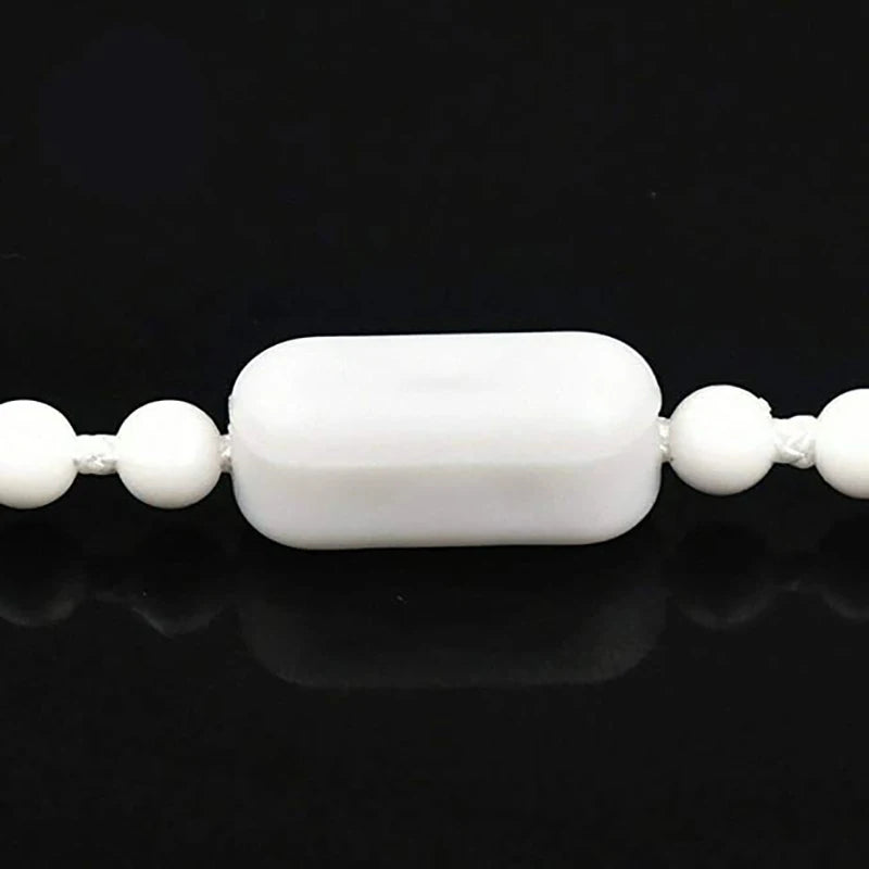 10pcs Plastic Roller Blinds Pull Cord Connector Curtain Chain Connector For Vertical Blinds Joiners Spare Tool Replacement