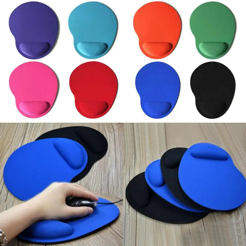 Ergonomic Mouse Pad With Wrist Support Gaming Mouse Mat With Wrist Rest Easy Typing Pain Relief For Home Office Computer Laptop