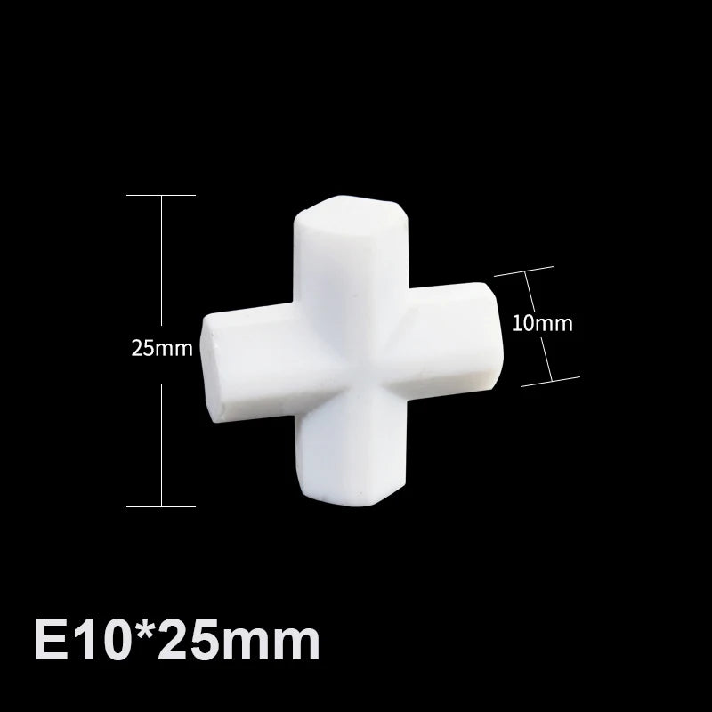 PTFE Magnetic Stirrer Stir Bar Magneton Stirring Rod PTFE recovery rod magnetic stirrer Recoverer  White 1Piece