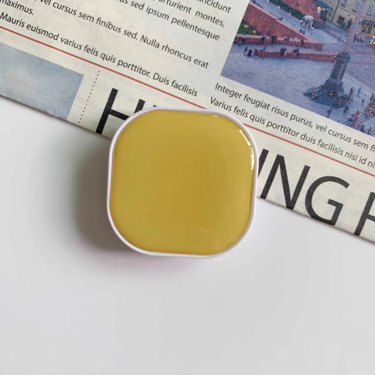 Cute Square Popping Sockets Grip Phone Holders Finger Ring Holder Griptok Stand Back Cover Clip Sticker Cellphone Accessories