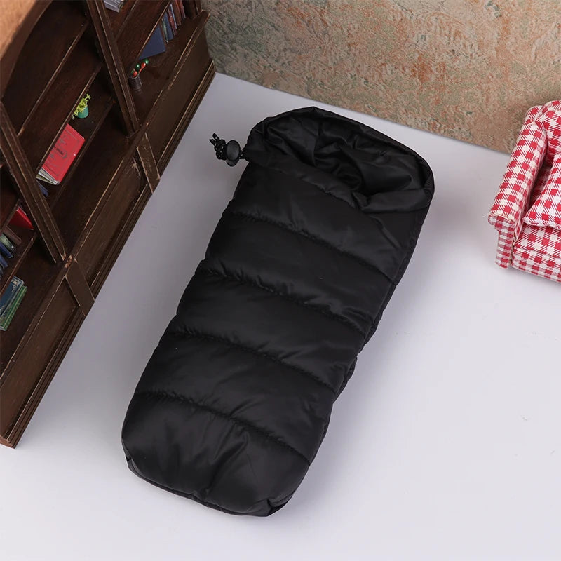 Creative Doll House Simulation Sleeping Bag Pieces Bedroom Furniture Toys Dollhouse Outdoor Camping Scene Decoration Accessories