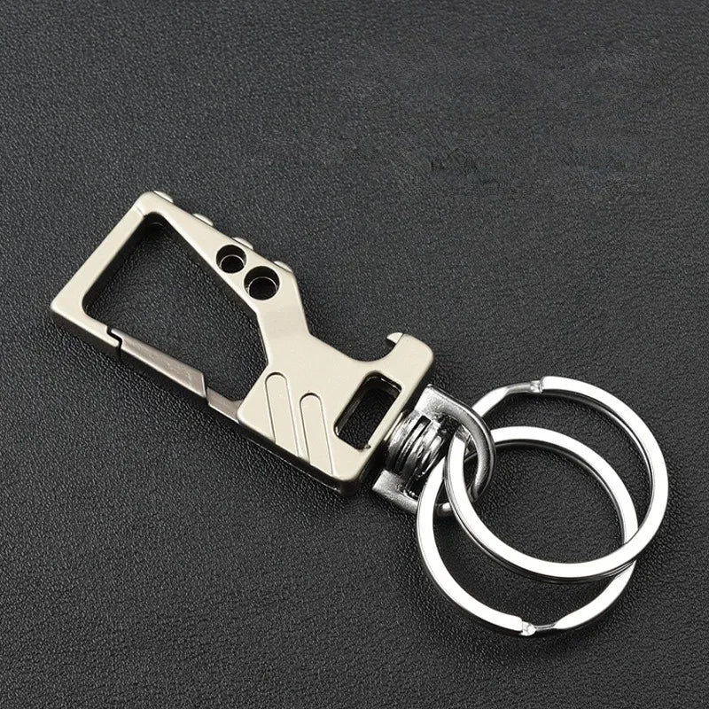1pcs Heavy Duty Keychain Bottle Opener Carabiner Metal Car Key Chains for Men and Women Beer Opening Keyholders Key Ring