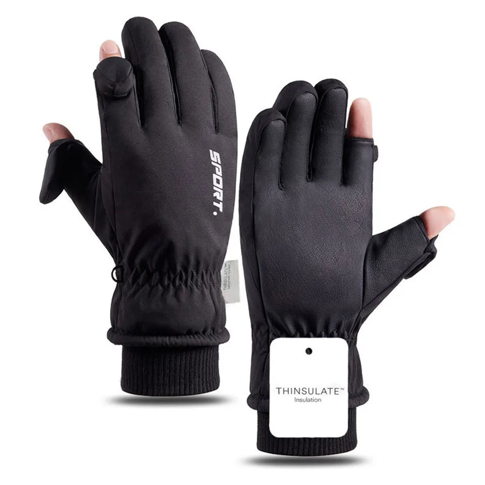 GTUBIKE Waterproof Men’s Women’s Winter Cycling Gloves Thermal Touchscreen Ski Gloves for Running Outdoor Sports Gloves
