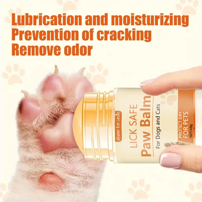 45g Pet Paw Care Cream, Coconut Oil and Niacinamide Pet Paw Cream - Deeply Moisturizing, Non-Greasy, Quickly Relieves Dry Paws