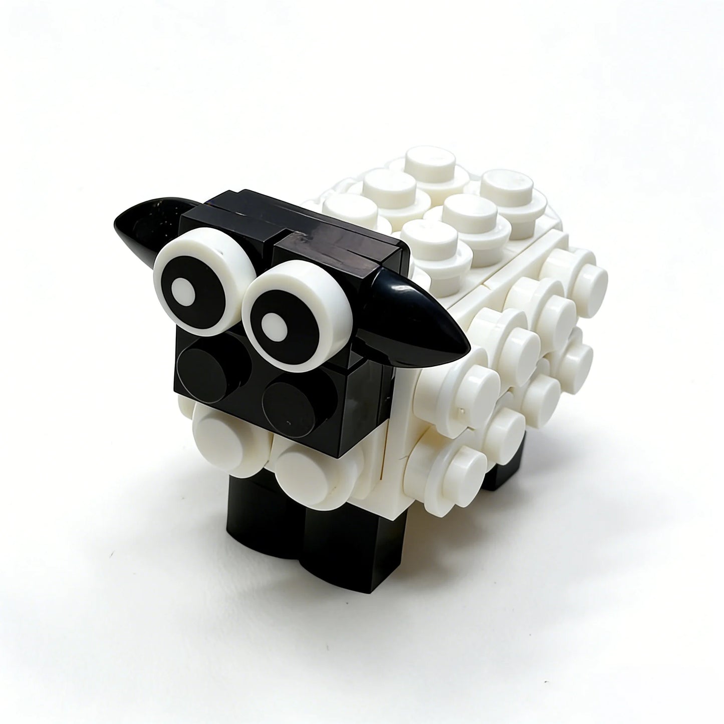 2026 MOC Bricks Cute And Creative Small Animal Sheep Building Blocks Toys, Cartoon Pet Gifts For Children