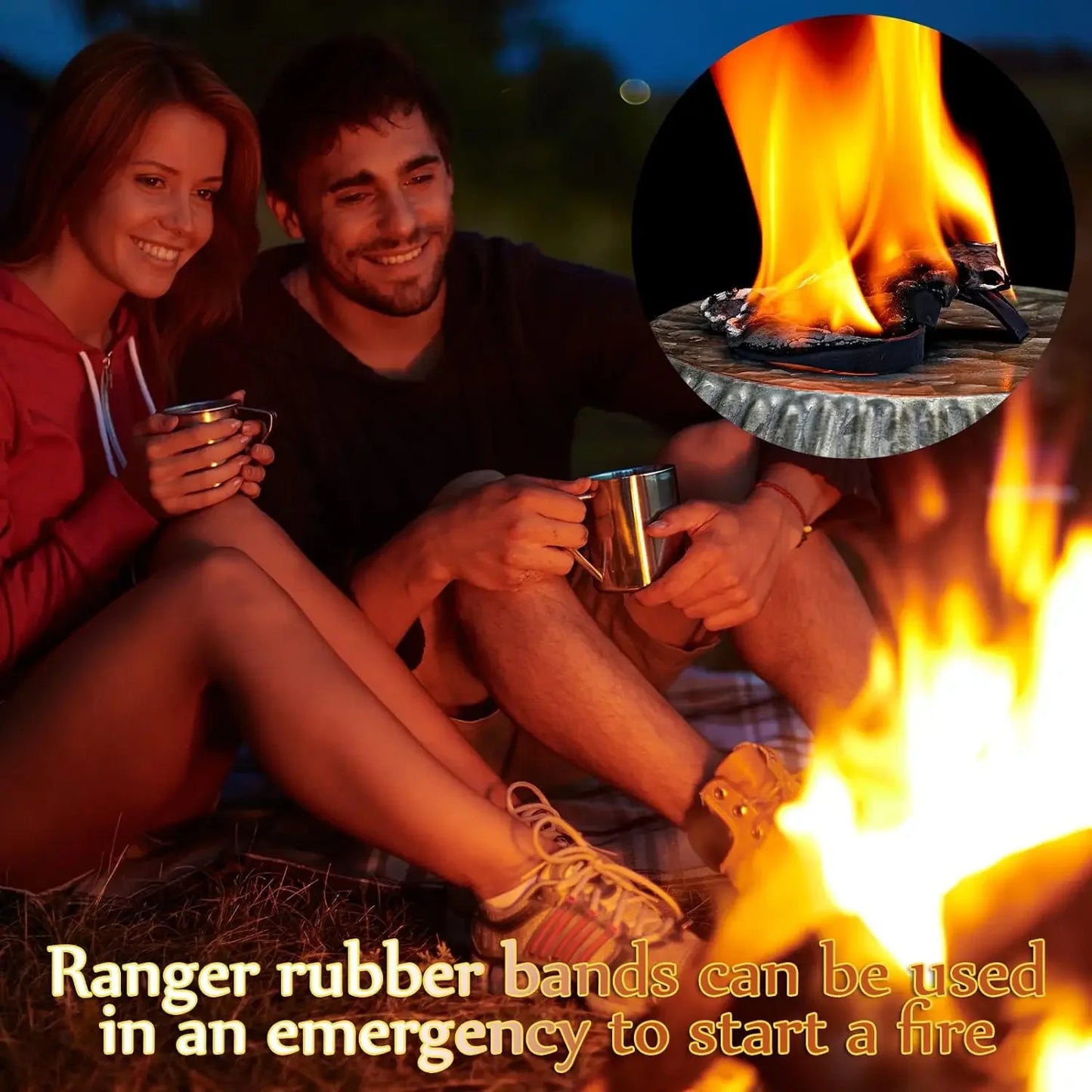 Heavy Duty Thick Wide Strong Rubber Bands Tactical Assorted Size for Hiking Backpacking Survival Industrial Supplies