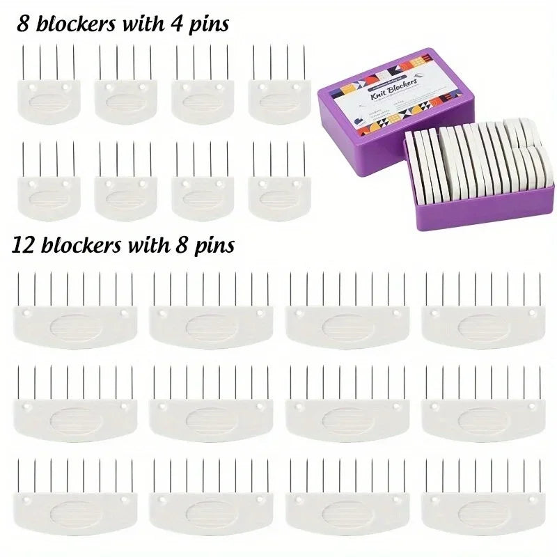 1pack Knit Blockers Essential Knitting and Sewing Accessory for Perfectly Aligned Blocks Sewing tools