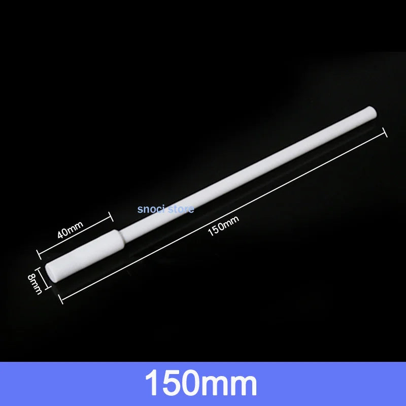 PTFE Magnetic Stirrer Stir Bar Magneton Stirring Rod PTFE recovery rod magnetic stirrer Recoverer  White 1Piece