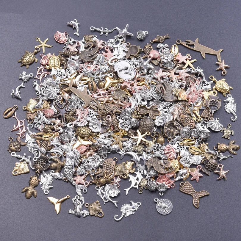 20PCS Steampunk Charm Alloy Tools Mixed Antique Bronze Spanner,Ruler,Hammer Pendants DIY Craft Jewelry Making Supplies Accessory