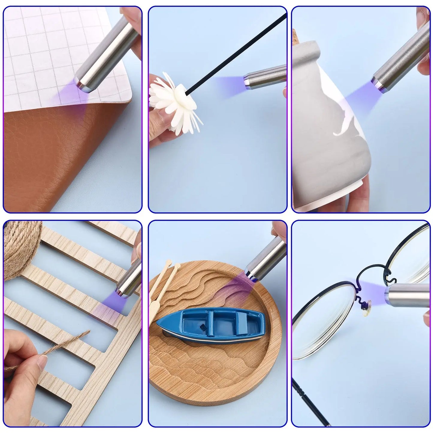 25g UV Resin Glue Bonding & Welding UV Glue With Light Quick-Drying Resin Glue For Bonding Glass Metal Wood DIY Crafts Decor