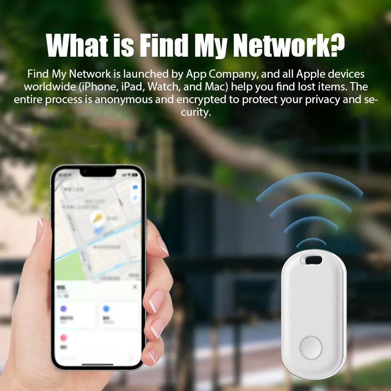 For IOS Find My App Mini GPS Tracker Bluetooth-compatible Itag Global Positioning Finder Anti-lost Key Locator Smart iTag Car