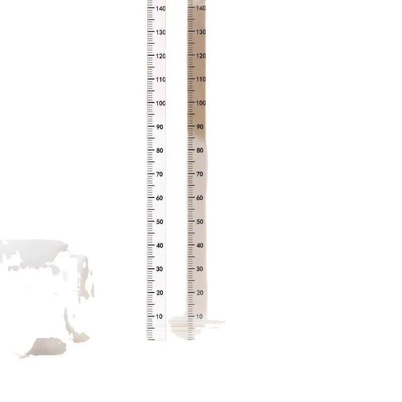 2m Wall Height Measurement Card - Easy-to-Read Durable PC Material Writeable & Removable Ideal for Room Decor Wall Decorations