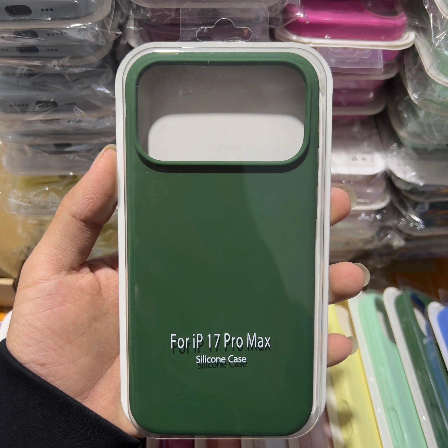Luxury Candy Liquid Silicone Case For iPhone 17 Pro Max 16 15 14 13 Pro Max AIr Full-wrap Skin-friendly Cover