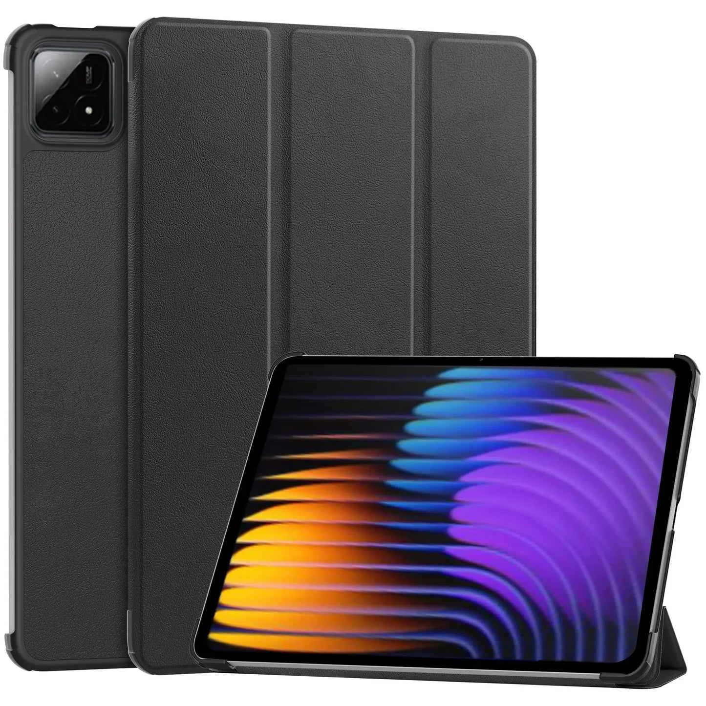 For Xiaomi Pad 7 Case 11.2 inch Tri-Folding Flip Stand Case Funda For Xiaomi Pad 7 Pro Mi Pad 7 2024 with Auto Sleep Cover