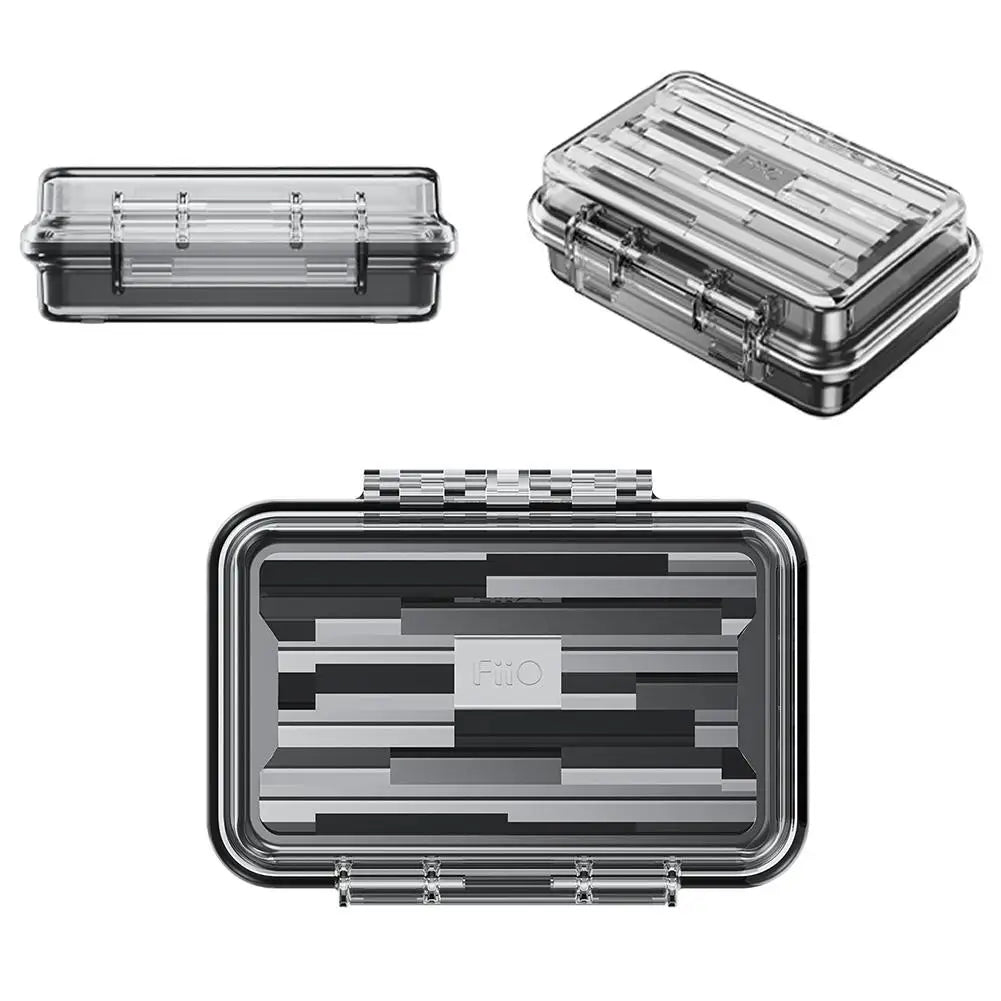 Portable Transparent for FiiO/Feiao NEST Clear Earphone Data Cable Waterproof, Splashing and Dustproof Protection Box