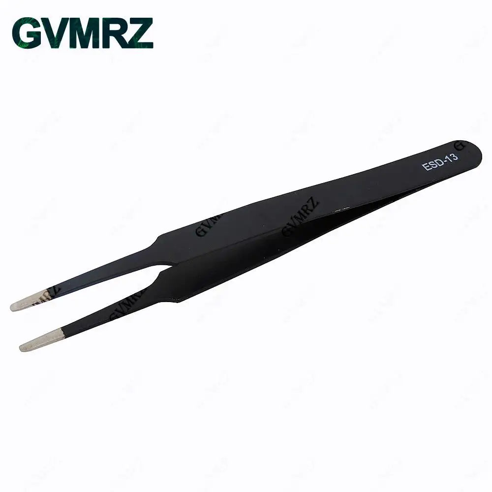 6PCS Tweezers Set ESD-10 ESD-11 ESD-12 ESD-13 ESD-14 ESD-15 Anti-static for Electronics Repair Precision Assembly & DIY Projects