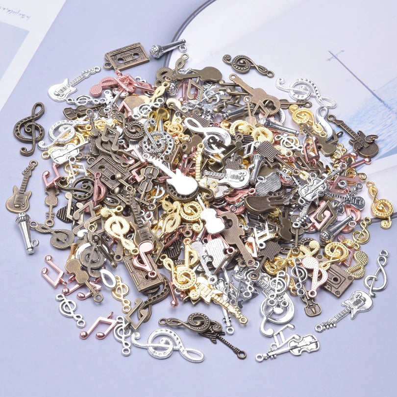 20PCS Steampunk Charm Alloy Tools Mixed Antique Bronze Spanner,Ruler,Hammer Pendants DIY Craft Jewelry Making Supplies Accessory