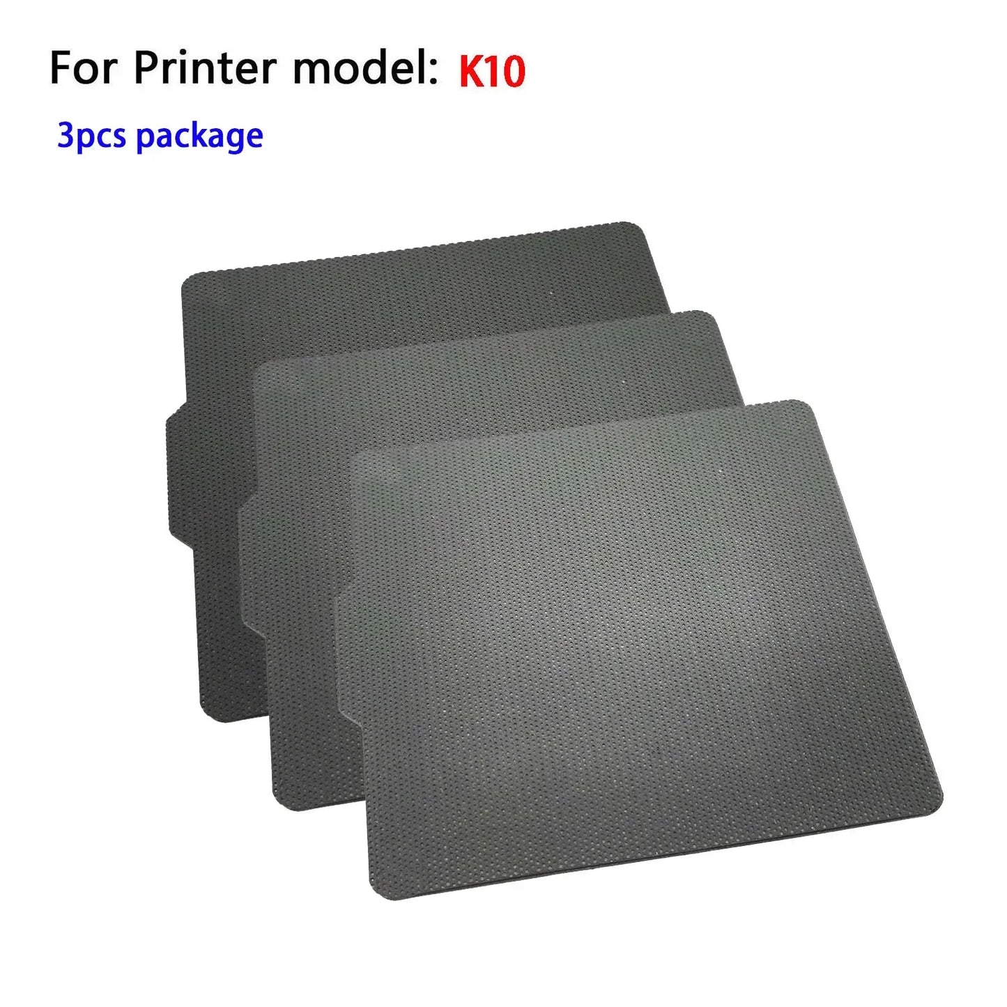3D Printer Parts 3pcs Easythreed K10 Platform  No Curling Edges, No Sticking to The Bottom Plate 3D Printing Accessories