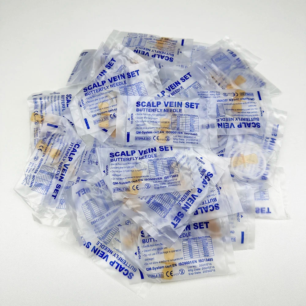 100PCS/Disposable Animal Straight Mouth Butterfly Infusion Needle Double Wing Infusion Needle Pet Care Room
