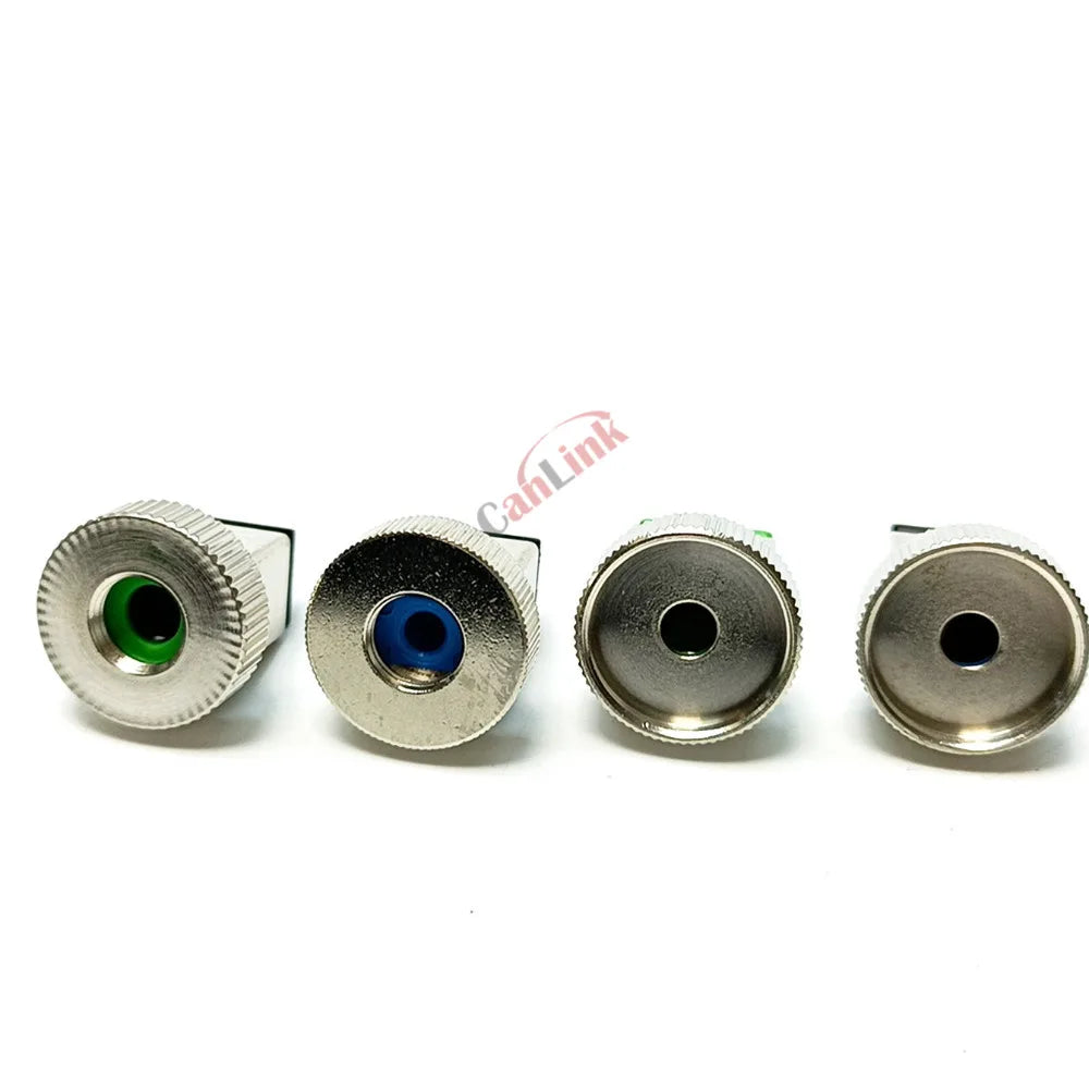 Fiber Connector Adapter SC/PC/APC Optical Power Meter Conversion Head Red Pen Metal Cap Adapter Coupler Flange