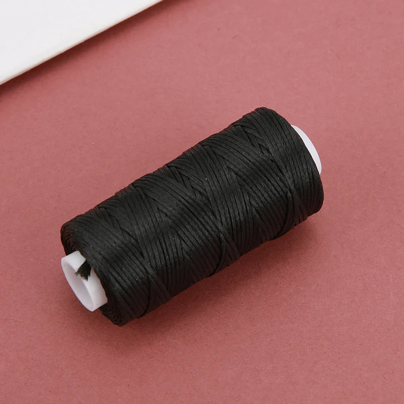 Leather Craft DIY Project 150D Leather Sewing Polyester Flat Wax String Diameter 0.8mm 30 Meter
