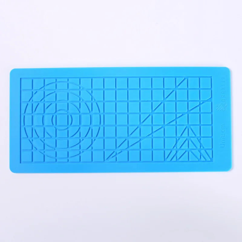 3D Printing Pen Silicone Mat DIY With 2 Finger Protectors Template Drawing Tool Silicone Pad Drawing Tools for Kids Adults