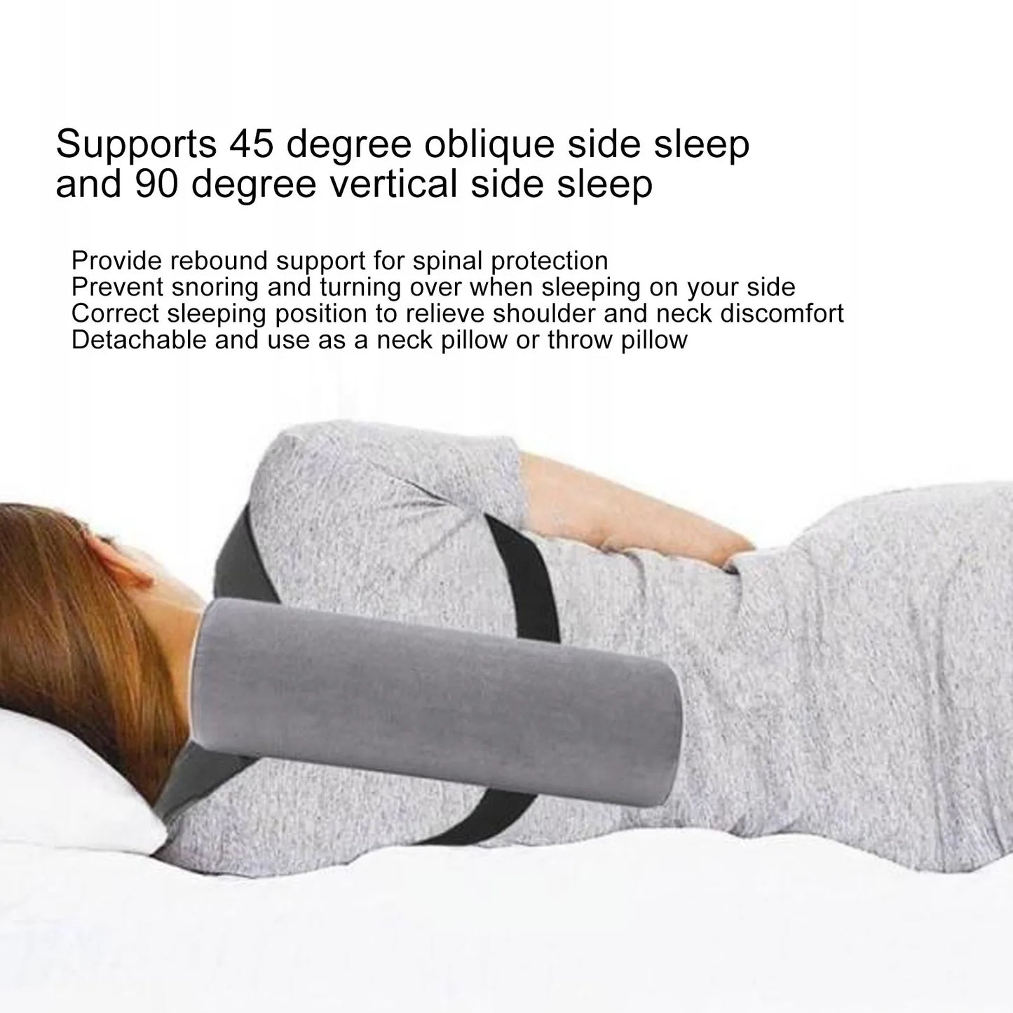 Side Sleeping Backpack Pillow Ergonomic Comfortable Slow  Spine  Anti Snore Pillow Memory Foam for Bedroom