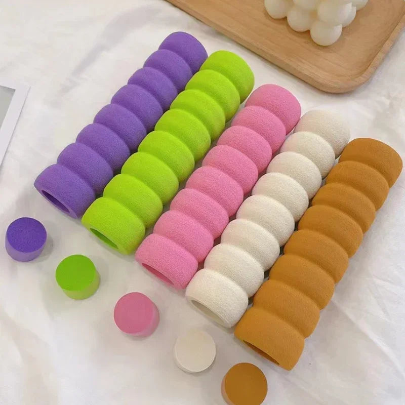 Winter Soft Spiral Foam Elastic Door Handle Cover Doorknob Guard Protector Anti-collision Door Stopper Safety Home Decor